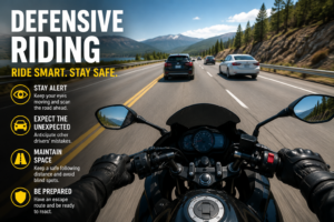 How Defensive Riding Techniques Help Prevent Motorcycle Accidents